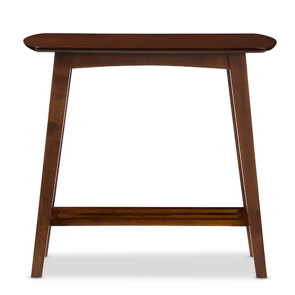Baxton Studio Sacramento Mid-century Modern Dark Walnut Console Table 121-6629 - main